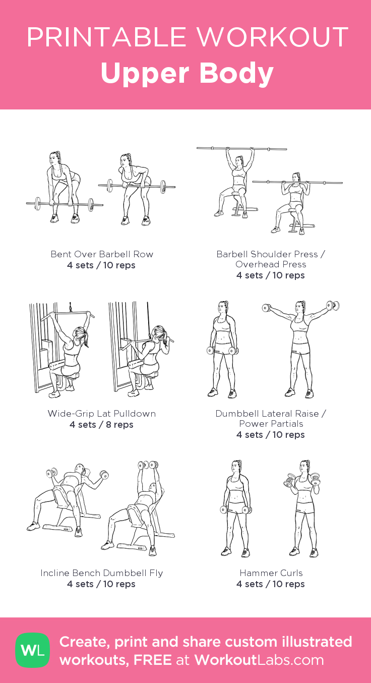 dumbbell upper body exercises pdf
